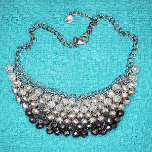 Express - Layered Faceted Bead Statement Necklace